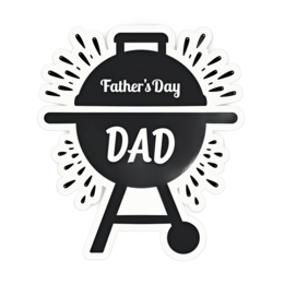 fathersday grill SVG PNG design with bold lettering
