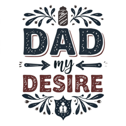 day dad lettering SVG PNG design with bold lettering