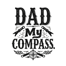day quotes compass SVG PNG design with bold lettering