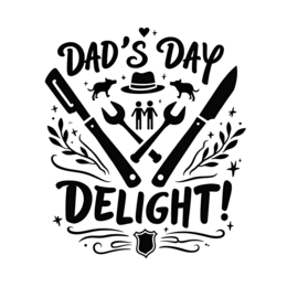 father's day dad delight shirt SVG PNG design with hand-drawn style, bold lettering