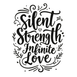 quotes handlettering floral SVG PNG design with hand-drawn style, bold lettering, black and cream floral elements