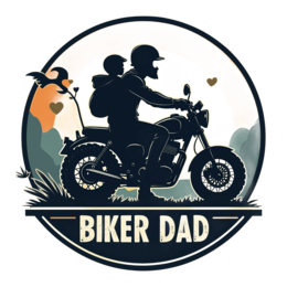 biker dad sunset SVG PNG design with clean design elements