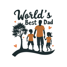 fathersday bestdad shirt SVG PNG design with bold lettering