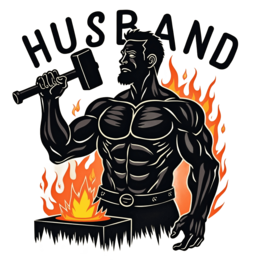 husband strength muscle shirt SVG PNG design with bold lettering