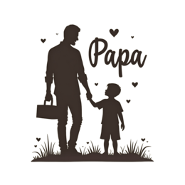children father son shirt SVG PNG design with bold lettering