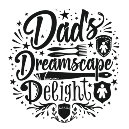 dad dreamscape delight shirt SVG PNG design with bold lettering