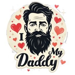 day daddy love SVG PNG design with bold lettering