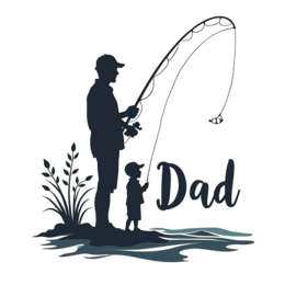 dad fishing qualities shirt SVG PNG design