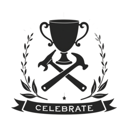 award celebration SVG PNG design with bold lettering, black and white floral elements, an uplifting message
