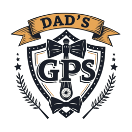 dad gps emblem shirt SVG PNG design with bold lettering