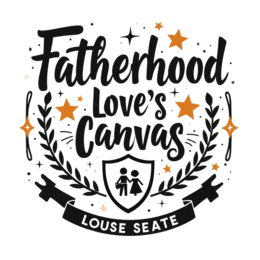 fatherhood love canvas SVG PNG design