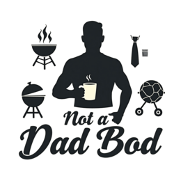 dad bod barbecue shirt SVG PNG design with bold lettering