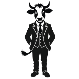 cow suit SVG PNG design