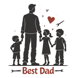 best dad family SVG PNG design