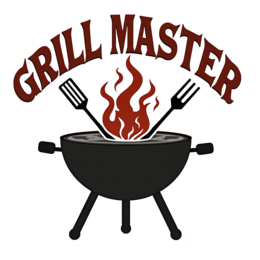 grill master flames SVG PNG design with bold lettering