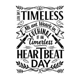 timeless quote SVG PNG design with bold lettering