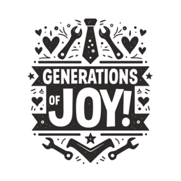 generations joy SVG PNG design with bold lettering, an uplifting message