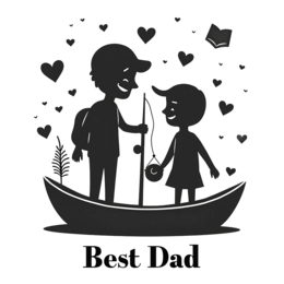 fishing love SVG PNG design with clean design elements