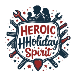 heroic holiday spirit shirt SVG PNG design with bold lettering