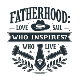 fatherhood inspiration SVG PNG design with bold lettering