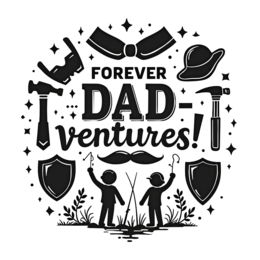 dadventures kids SVG PNG design with bold lettering