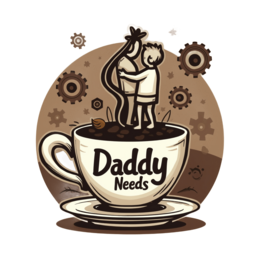 coffee daddy needs shirt SVG PNG design with bold lettering