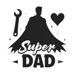day superdad tool heart shirt SVG PNG design with bold lettering