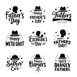 fathersday greetings SVG PNG design with bold lettering