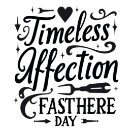 timeless affection SVG PNG design with bold lettering