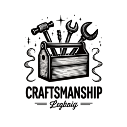 craftsmanship tools SVG PNG design with hand-drawn style, bold lettering