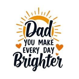 fathersday quotes bright SVG PNG design with bold lettering