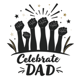 father dadcelebration SVG PNG design with bold lettering