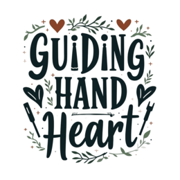 quotes hand heart SVG PNG design with bold lettering, black and white floral elements