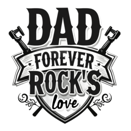 father's day gift dad rock SVG PNG design with bold lettering