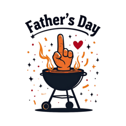 fathersday bbq shirt SVG PNG design with bold lettering
