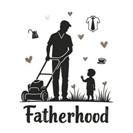 fatherhood lawncare shirt SVG PNG design with clean design elements