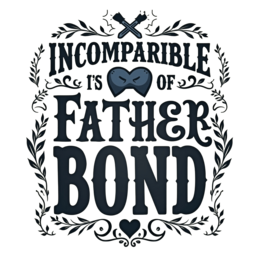 father bond quotes SVG PNG design with bold lettering
