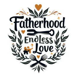 day fatherhood love shirt SVG PNG design with bold lettering, black and orange floral elements