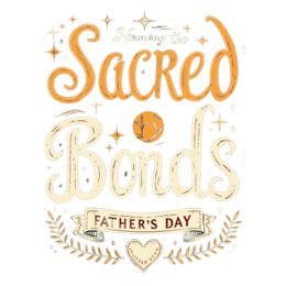 fathersday quotes floral SVG PNG design with white and orange floral elements