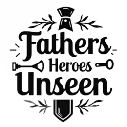 fathers day quotes heroes SVG PNG design with bold lettering, an uplifting message