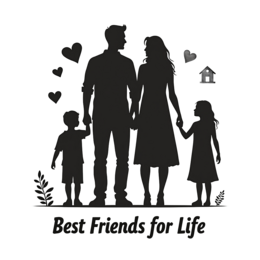 family friendship SVG PNG design with clean design elements