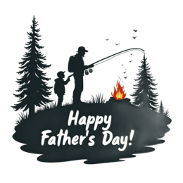 father'sday fishing nature SVG PNG design with bold lettering