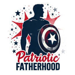 patriotic fatherhood SVG PNG design with bold lettering