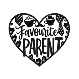 love parent shirt SVG PNG design with bold lettering, black and white floral elements