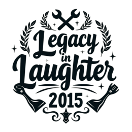 legacylaughter SVG PNG design with bold lettering, black and white floral elements