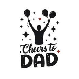 day cheers balloons SVG PNG design with bold lettering