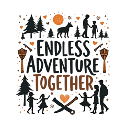 nature adventure SVG PNG design with bold lettering