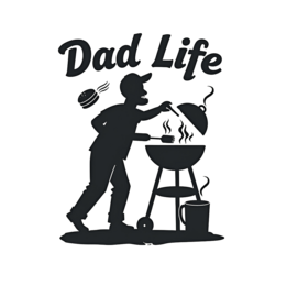 grilling dadlife shirt SVG PNG design with clean design elements