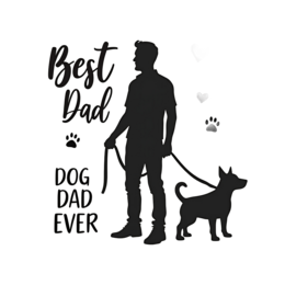 dad dog SVG PNG design