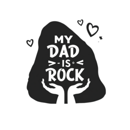 dad quote love SVG PNG design with bold lettering
